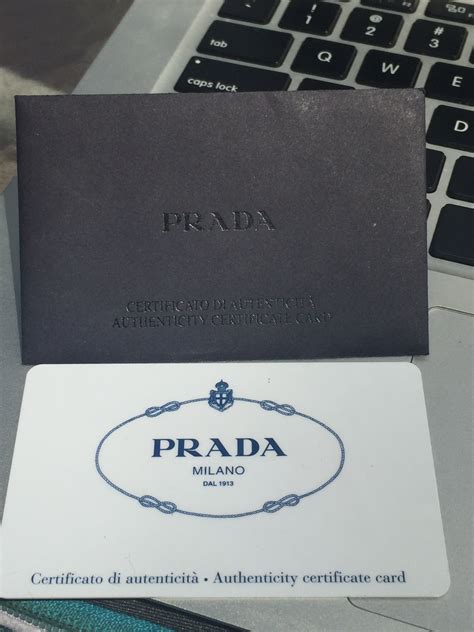 prada authentic card|prada real or fake.